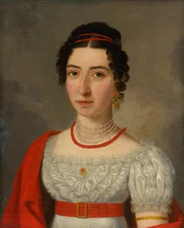 Portrait of Agnesa Okolicsányi née Spielenberger
